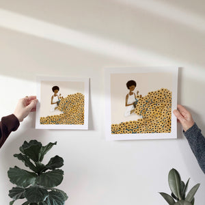 
            
                Load image into Gallery viewer, Sewing Sunflowers Art Print
            
        