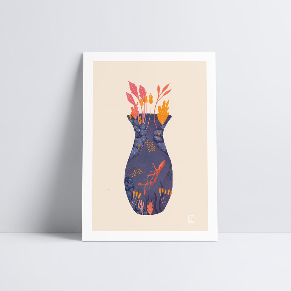 
            
                Load image into Gallery viewer, Ocean Vase Art Print
            
        